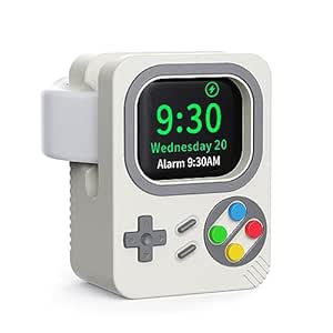 Retro Cartoon Apple Watch Holder Wireless Charger