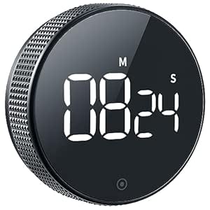 Magnetic Kitchen Timer, Digital Countdown