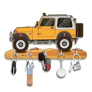 Car Shape designer Wooden Key Holder
