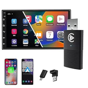 Wireless Carplay and Android Auto Adapter 2-in-1