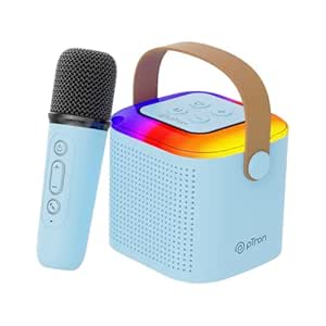 Mini Bluetooth Speaker with Wireless Karaoke Mic