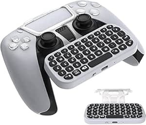 Wireless Controller Keyboard for PS5, Mini Portable Gamepad